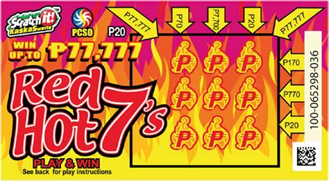 scratch it red hot 7|play instant Scratchit Kaskaswerte in the Philippines .